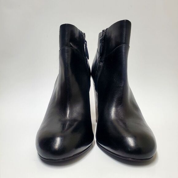 TORY BURCH Fulton Block Heel Ankle Booties in Size 9.5M - Picture 2 of 13